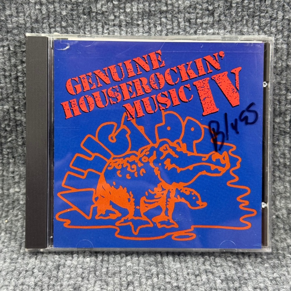 Genuine Houserockin Music IV CD Alligator Records Blues Compilation ALCD 104
